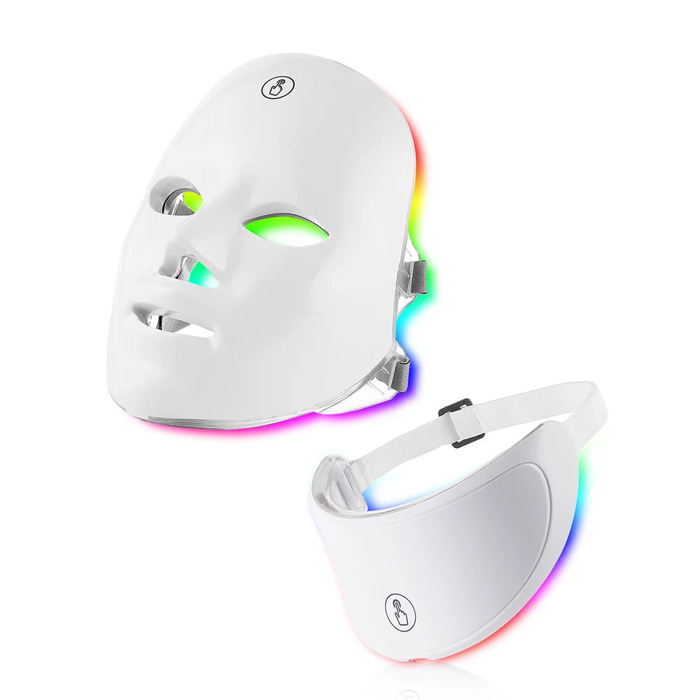 LED-Maske gegen Akne & Falten – Wähle: Hals oder Set mit Gesicht