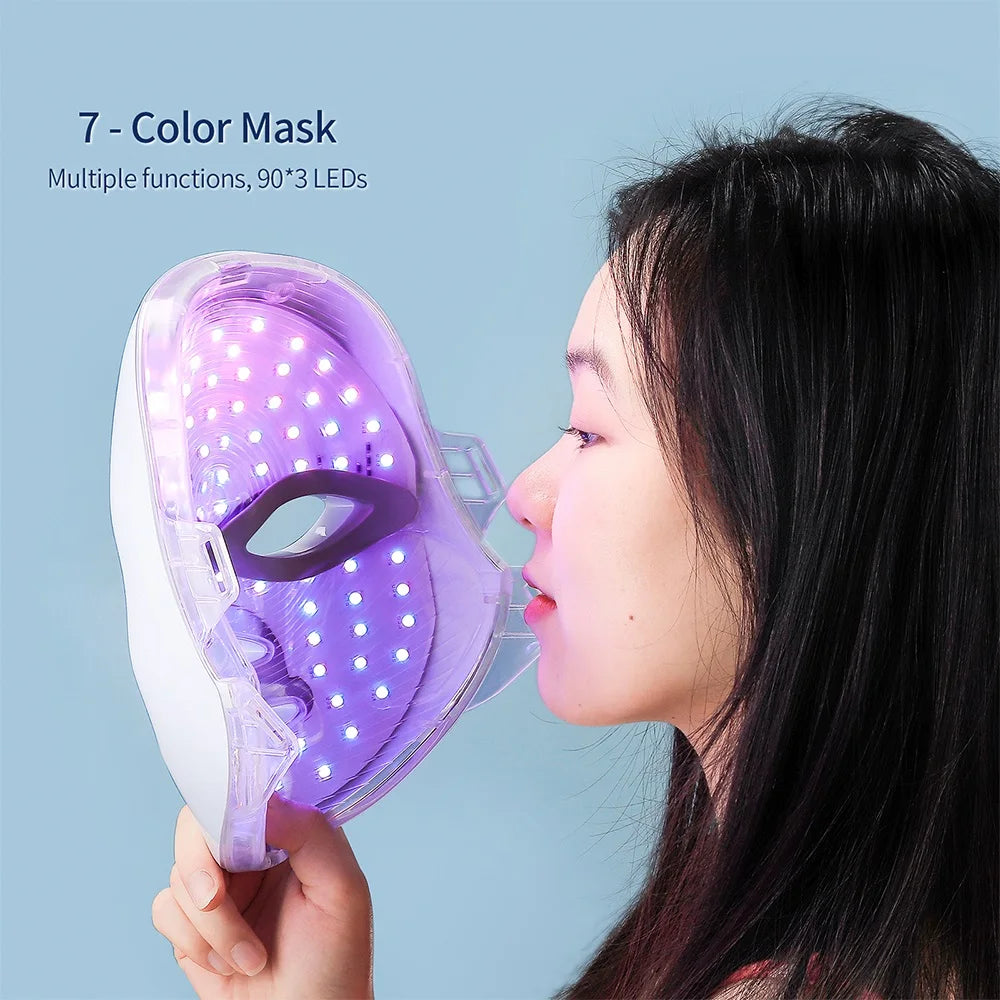 LED-Maske gegen Akne & Falten – Wähle: Hals oder Set mit Gesicht